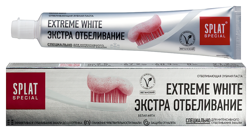 Splat special зубная паста extreme white 75 мл инструкция по применению
