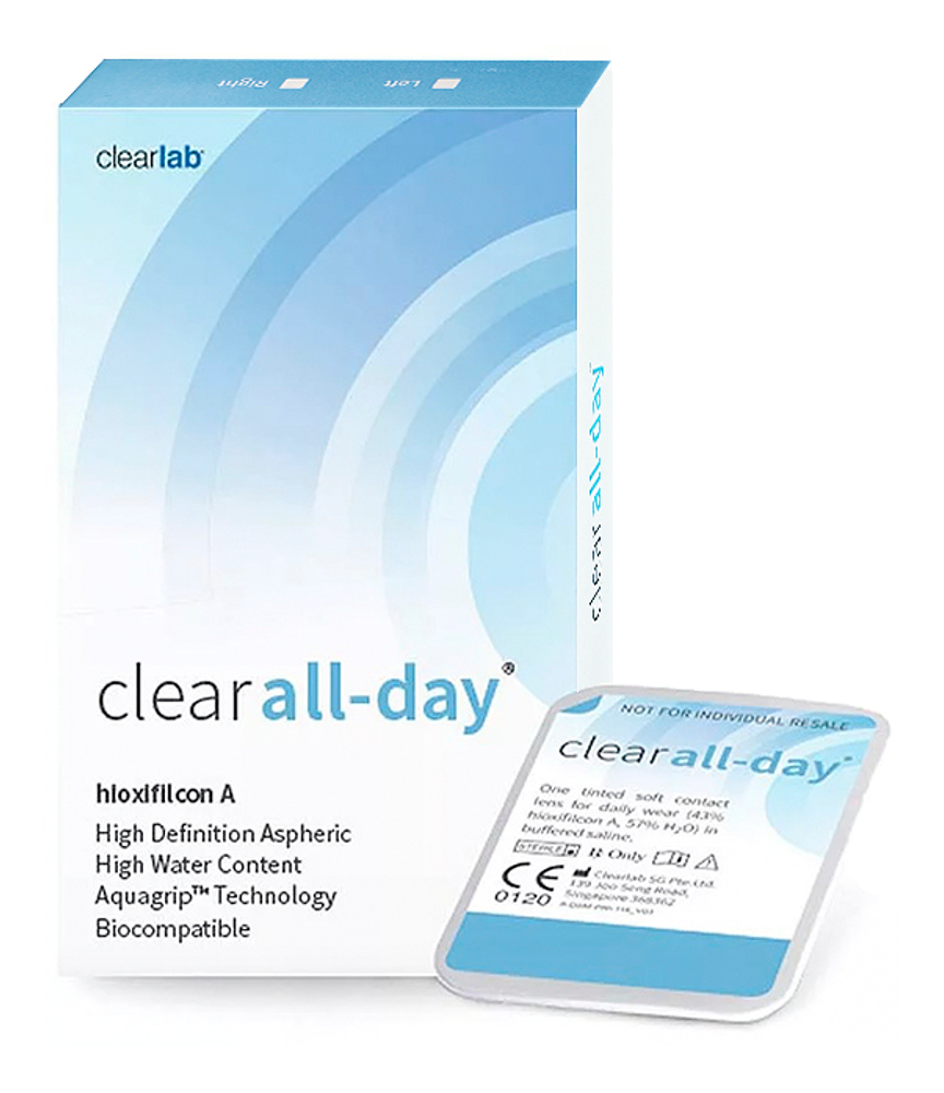 Изображение товара Контактные линзы Clearall-day для ежедневного ношения 6 шт.