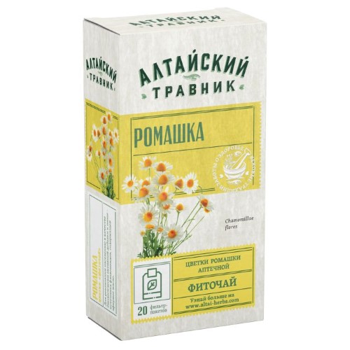 Изображение товара Ромашка цветки фиточай 1,5 20 шт. фильтр-пакеты