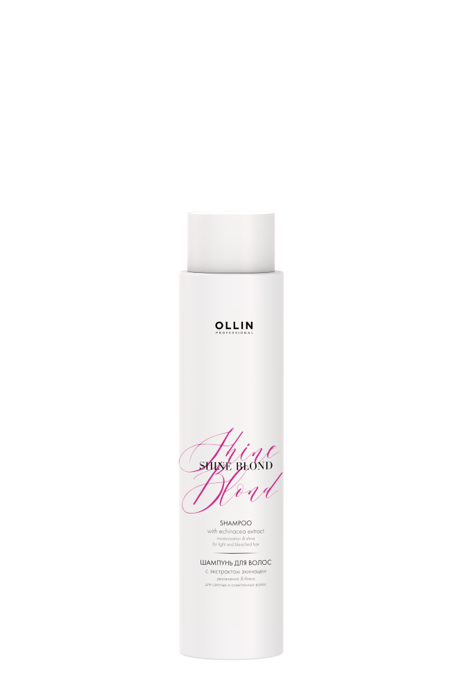 Изображение товара Шампунь Ollin Shine Blond с экстрактом эхинацеи 300 мл