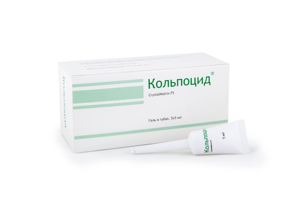 Изображение товара Кольпоцид crystalmatrix-fs гель для интимной гигиены 5 мл 5 шт. туб