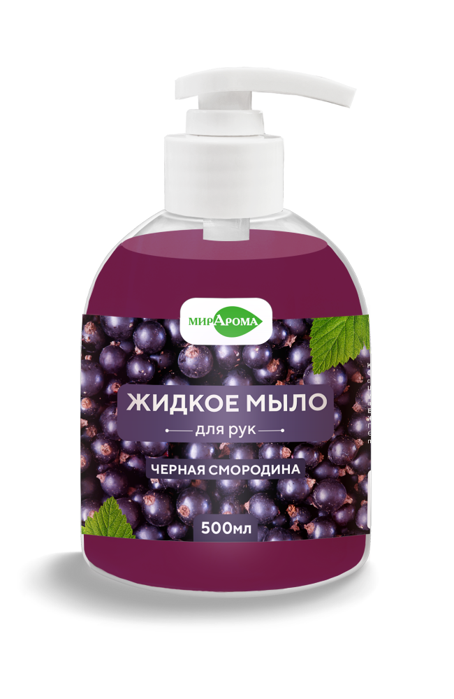 Изображение товара Мирарома мыло жидкое для рук черная смородина 500 мл