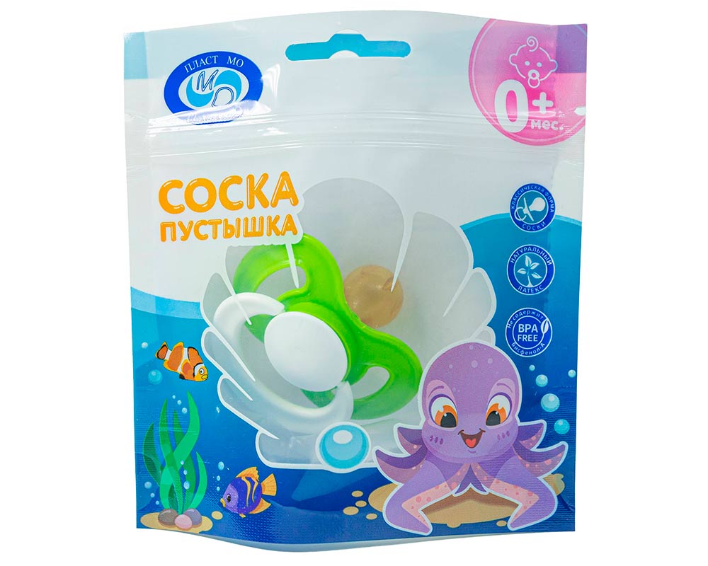 Изображение товара Латексная соска-пустышка тип 2 исполнение б бантик для малышей
