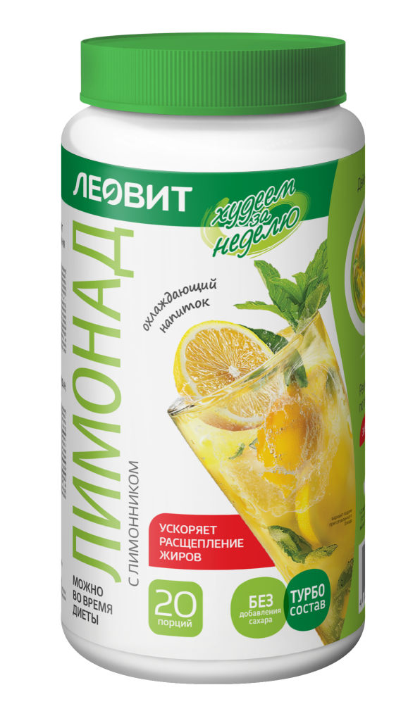 Изображение товара Леовит худеем за неделю лимонад 250 гр Изображение товара Леовит худеем за неделю лимонад 250 гр