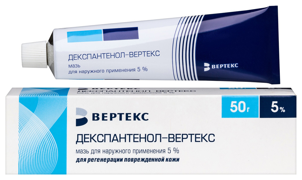 Изображение товара Мазь Декспантенол-вертекс 5% для кожи и ухода 50 г