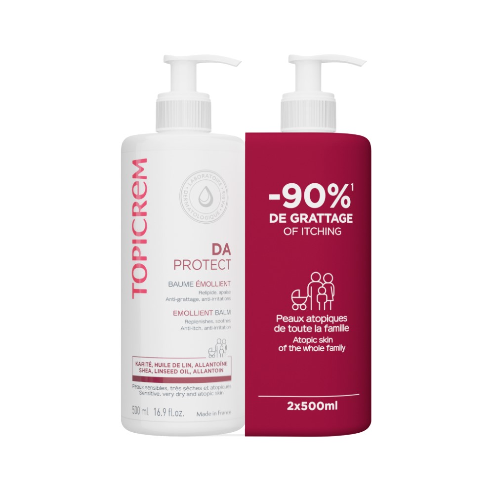 Изображение товара Набор бальзамов для восстановления липидов кожи Topicrem da protect 2x500 мл