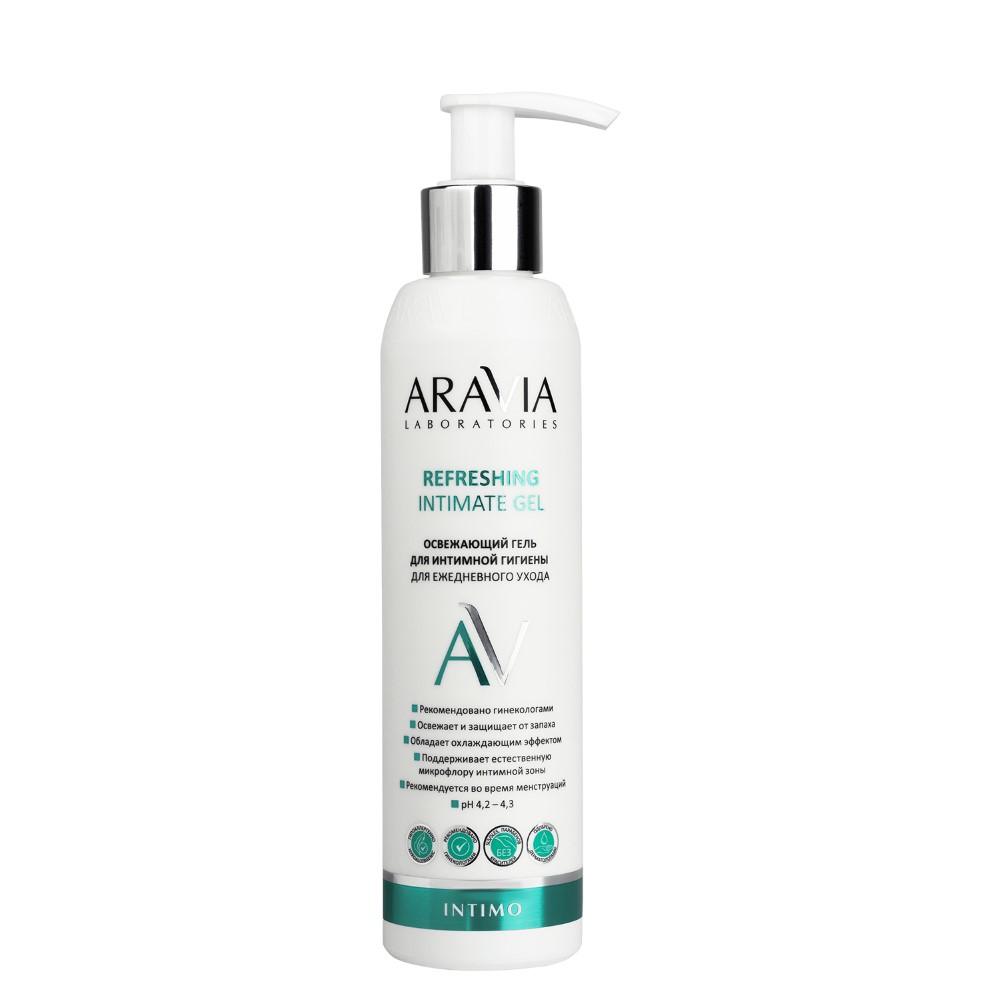 Изображение товара Aravia laboratories гель для интимной гигиены для ежедневного ухода освежающий 200 мл