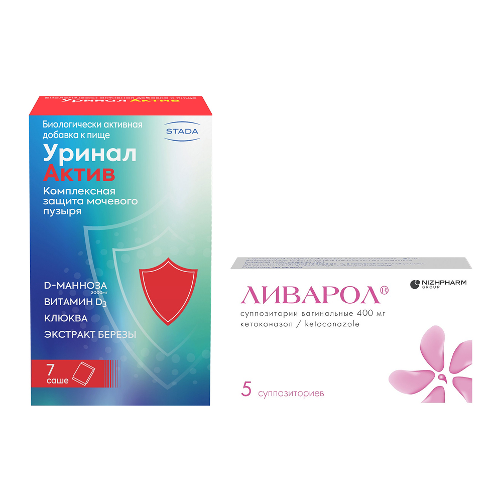 Изображение товара Набор для здоровья женщин Уринал Актив №7 и Ливарол суп. №5 по специальной цене