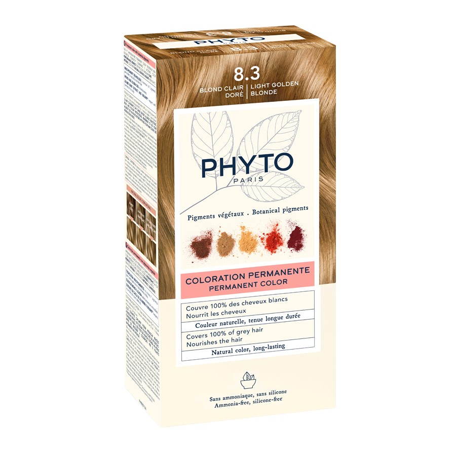 Изображение товара Phyto крем-краска для волос светлый золотистый блонд 8,3
