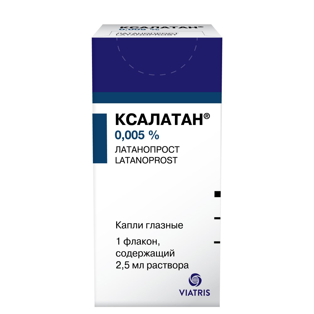 Ксалатан 0,005% флакон-капельница капли глазные 2,5 мл - цена 882.90 руб.,  купить в интернет аптеке в Кандалакше Ксалатан 0,005% флакон-капельница  капли глазные 2,5 мл, инструкция по применению