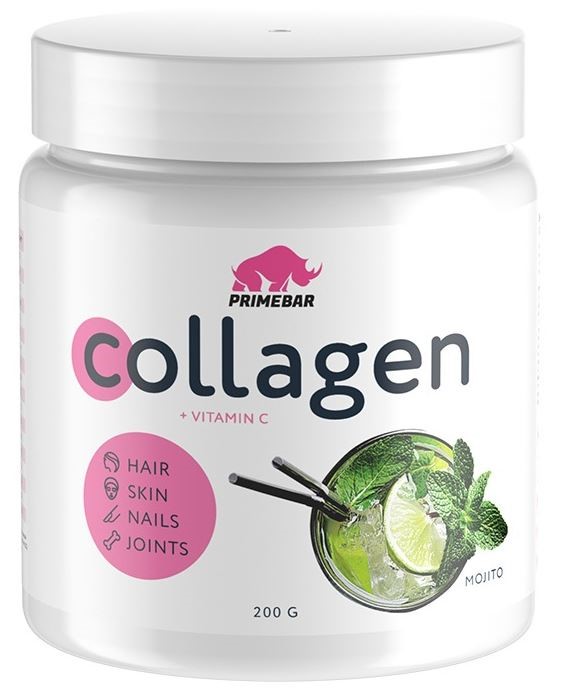 Изображение товара Primebar коллаген со вкусом мохито 200 гр - биологическая добавка для костей суставов