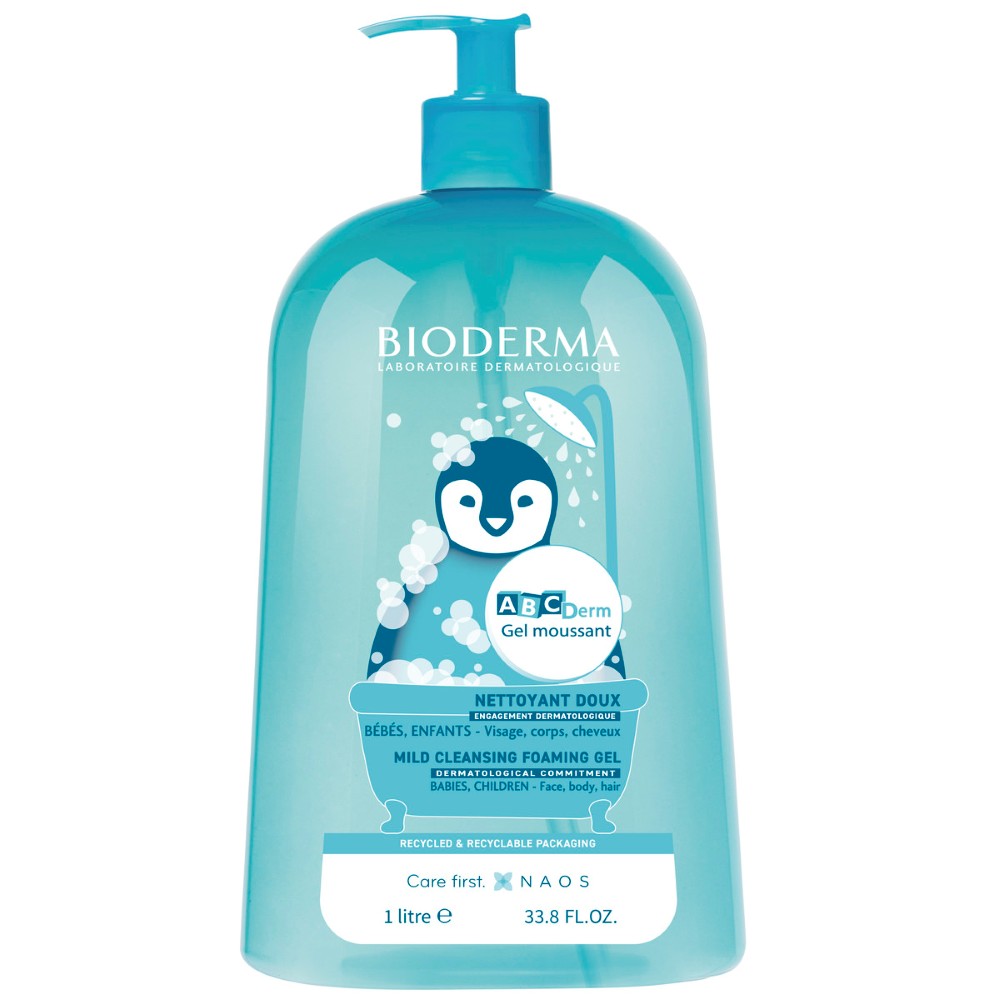 Изображение товара Bioderma abcderm гель для душа для детей очищающий 1000 мл