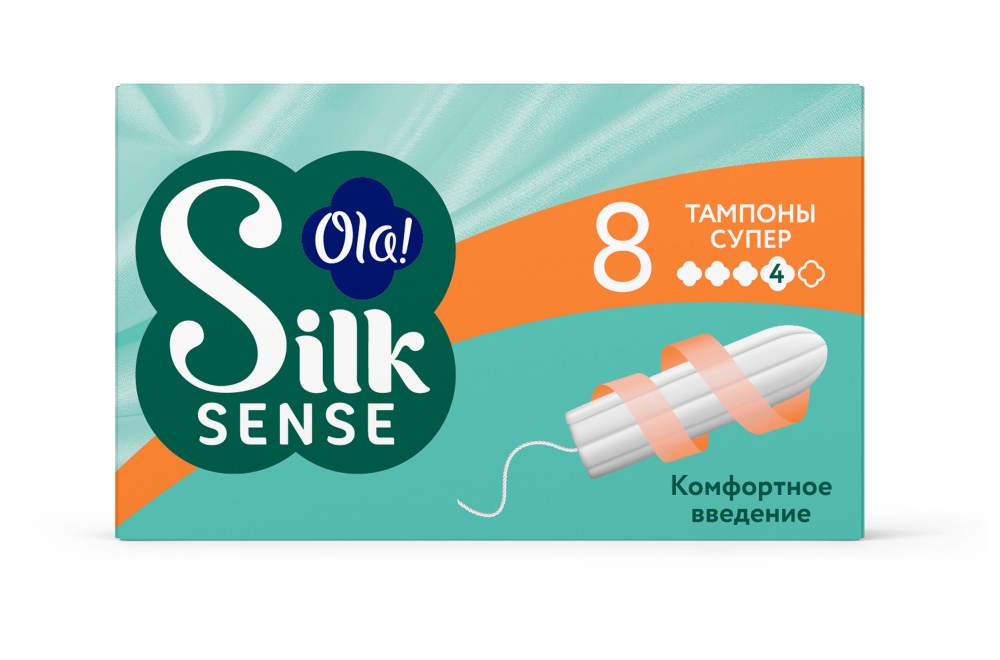 Изображение товара Ола silk sense тампоны супер 8 шт гигиенические средства для критических дней