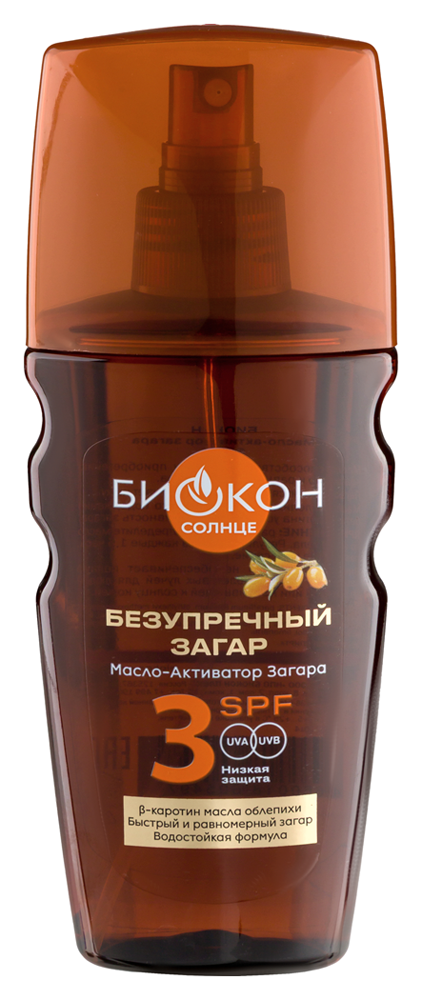 Изображение товара Биокон масло-активатор загара spf3 160 мл