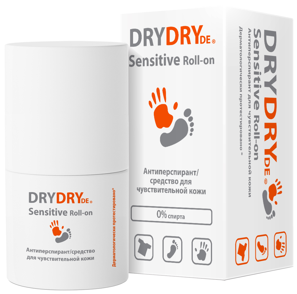 Изображение товара Dry dry de sensitive антиперспирант/средство для чувствительной кожи 50 мл