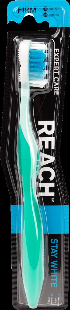 Изображение товара Reach stay white зубная щетка жесткая