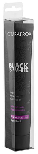 Изображение товара Curaprox Black is White зубная паста лайм 90 мл: отбеливание и здоровье