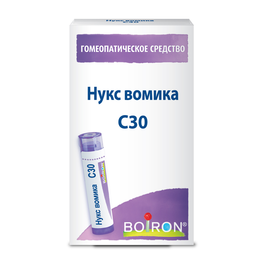 Нукс вомика c30 гомеопатический монокомпонентный препарат растительного  происхождения 4 гр гранулы гомеопатические - цена 327 руб., купить в  интернет аптеке в Москве Нукс вомика c30 гомеопатический монокомпонентный  препарат растительного происхождения 4 гр