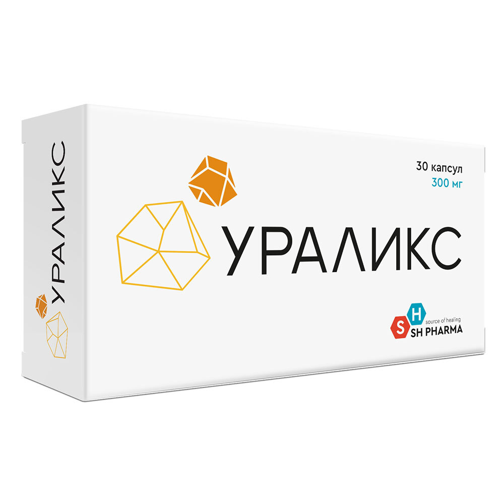 Изображение товара Sh pharma ураликс капсулы с кверцетином и лютеолином, 30 шт