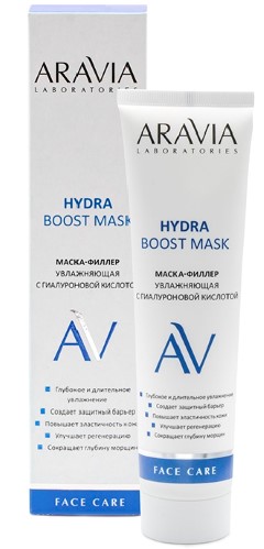 Изображение товара Aravia laboratories маска-филлер увлажняющая с гиалуроновой кислотой hydra boost mask 100 мл