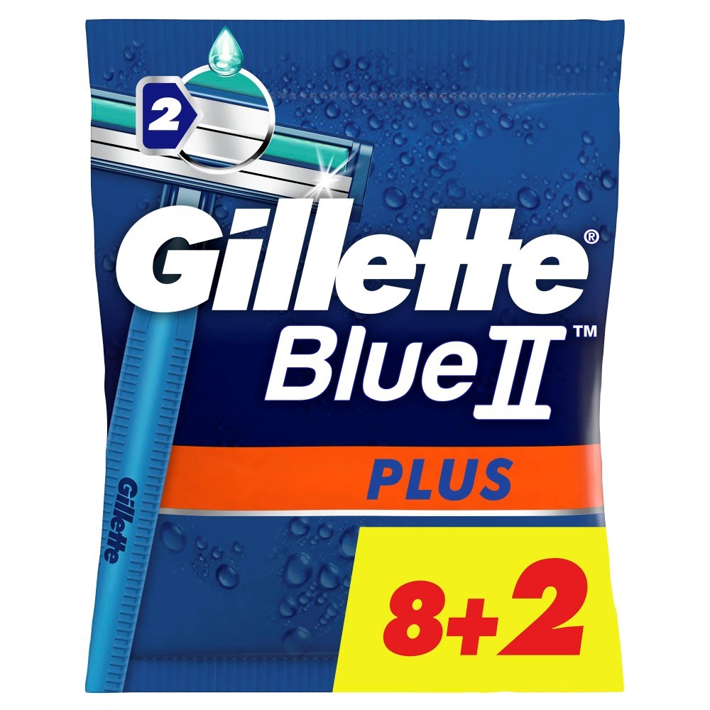 Изображение товара Бритвы Gillette Blue 2 Plus одноразовые 10 шт. для комфортного бритья