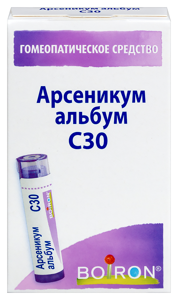 Изображение товара Арсеникум Альбум C30 4 г гомеопатические гранулы