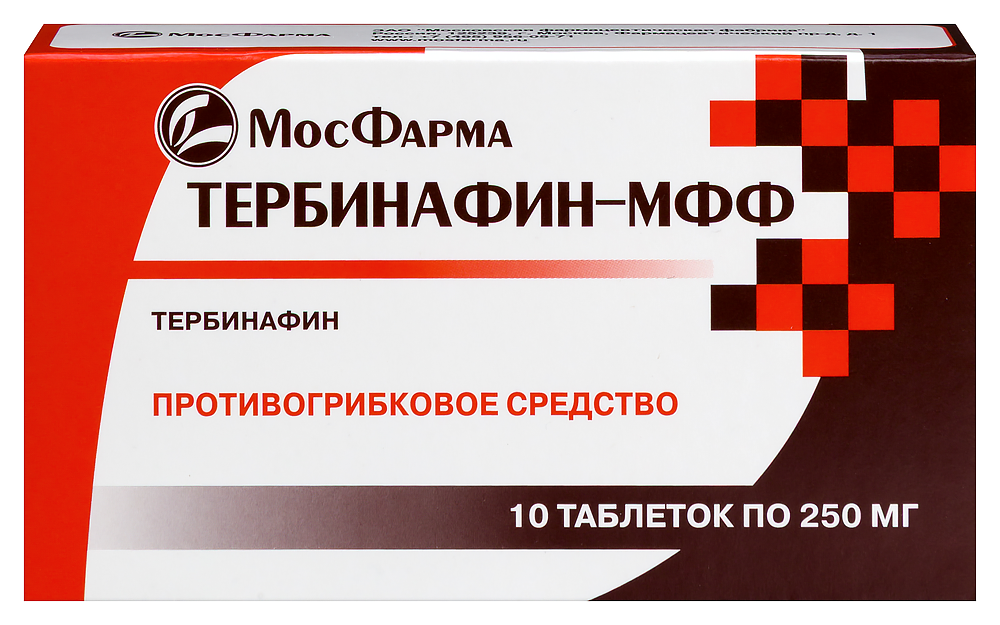 Изображение товара Таблетки Тербинафин-мфф 250 мг 10 шт для лечения грибковых инфекций Изображение товара Таблетки Тербинафин-мфф 250 мг 10 шт для лечения грибковых инфекций