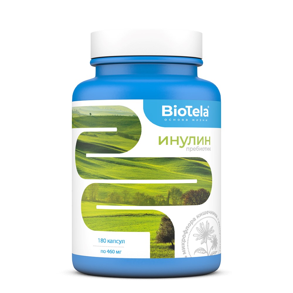 Изображение товара Biotela пребиотик инулин капсулы 180 шт. для здоровья пищеварения и иммунитета