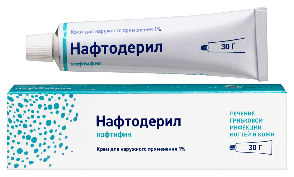 Изображение товара Нафтодерил 1% крем для наружного применения 30 г борьба с грибком