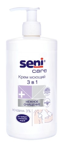 Изображение товара Seni Care крем моющий для тела 3 в 1 500 мл — уход и очищение для всей семьи