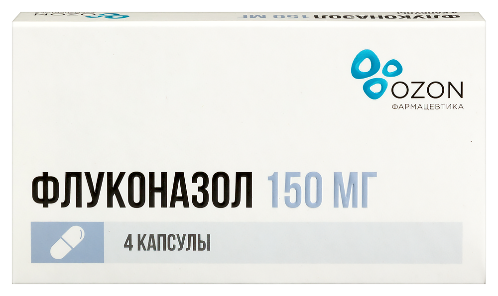 Изображение товара Флуконазол 150 мг 4 шт. капсулы