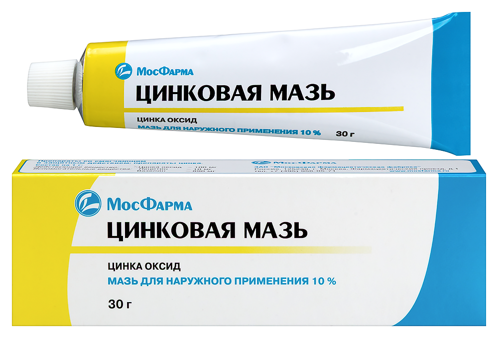 Изображение товара Цинковая мазь 10 % для наружного применения - 30 гр