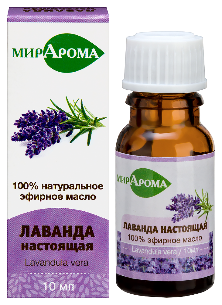 Изображение товара Эфирное масло лаванда Мирарома 10 мл для ухода за кожей и ароматерапии Изображение товара Эфирное масло лаванда Мирарома 10 мл для ухода за кожей и ароматерапии