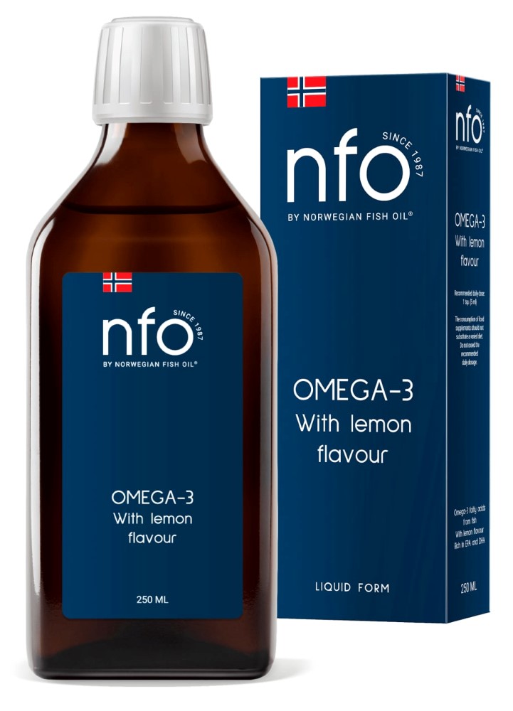 Изображение товара NFO омега-3 со вкусом лимона 250 мл биологическая добавка для сердца и мозга