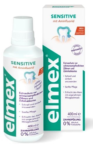 Изображение товара Элмекс ополаскиватель для полости рта sensitive plus 400 мл для чувствительной эмали