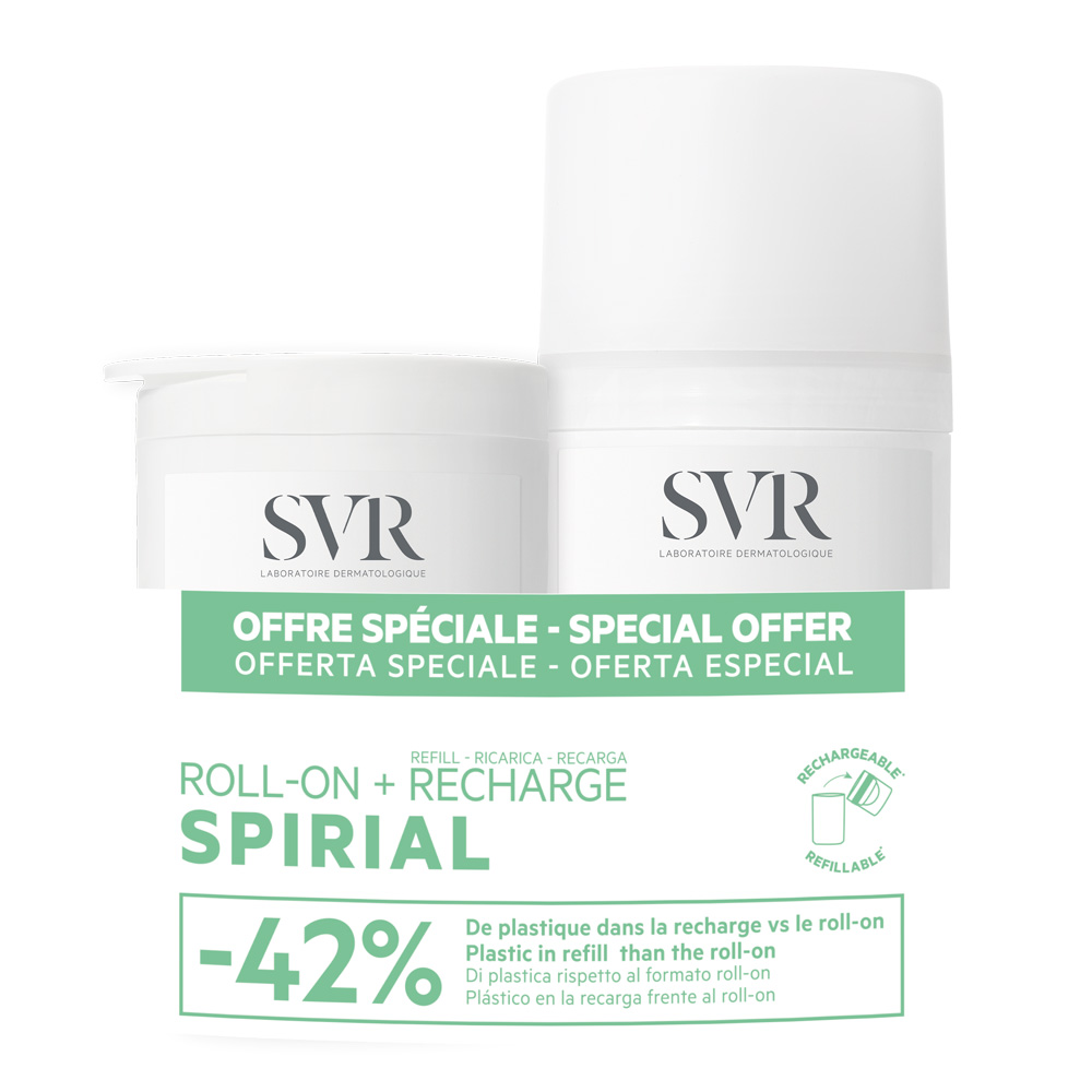Изображение товара Svr spirial дезодорант ролл-он 50 мл+сменный блок Изображение товара Svr spirial дезодорант ролл-он 50 мл+сменный блок