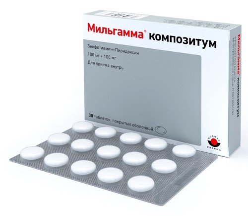 МИЛЬГАММА КОМПОЗИТУМ N30 ТАБЛ П/О инструкция по применению