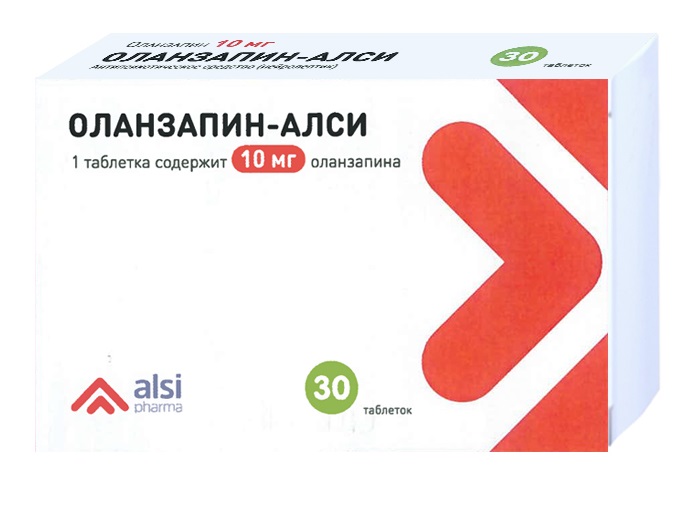 Изображение товара Оланзапин-алси 10 мг таблетки 30 шт. для лечения шизофрении и биполярных расстройств