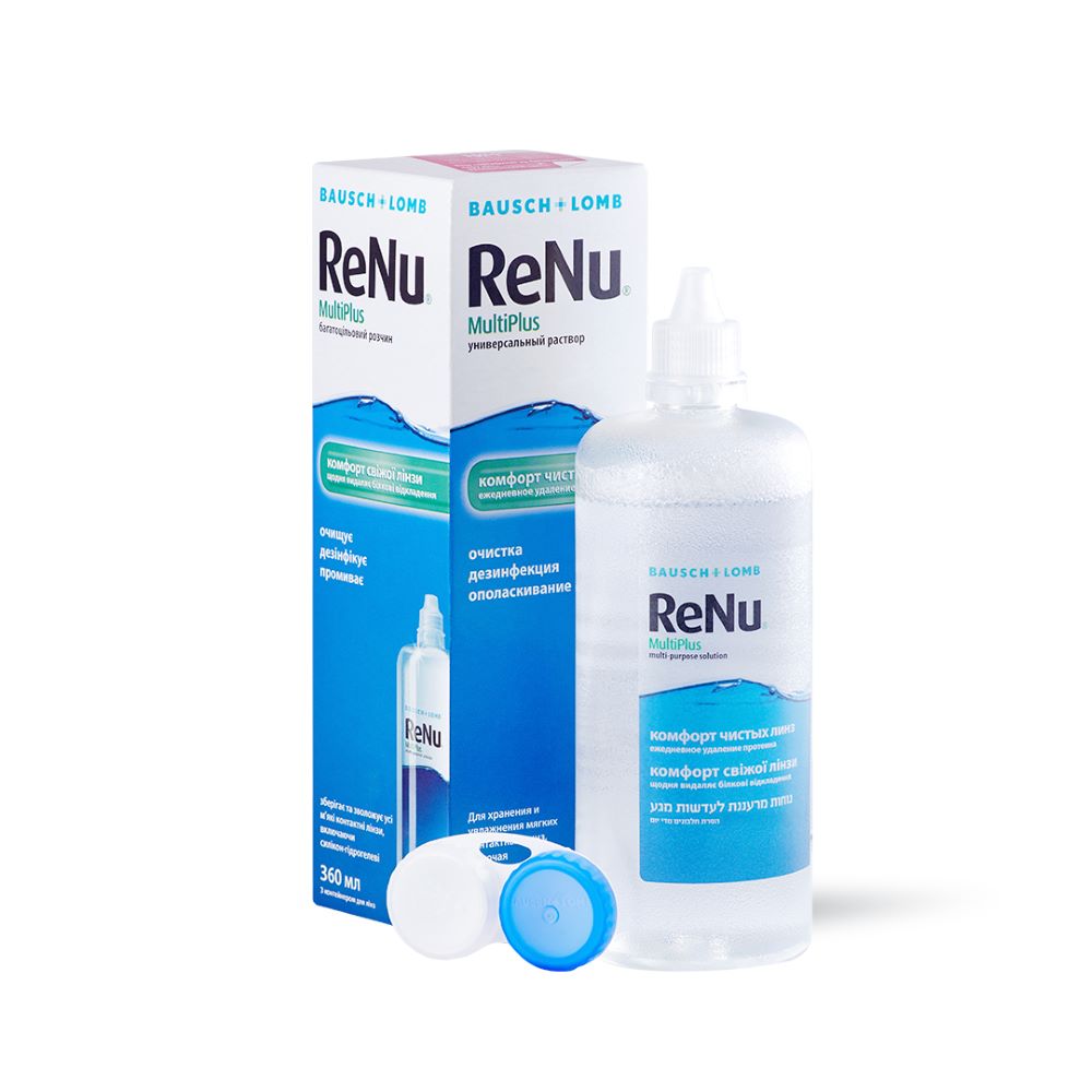 Изображение товара ReNu MultiPlus универсальный раствор для мягких контактных линз 360 мл