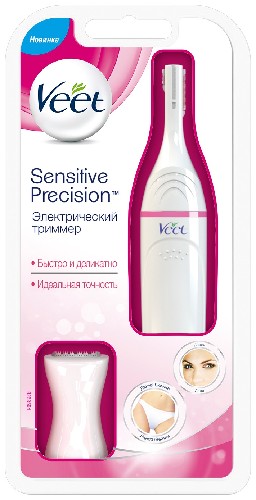 VEET ЭЛЕКТРИЧЕСКИЙ ТРИММЕР SENSITIVE PRECISION ДЛЯ ЧУВСТВИТЕЛЬНЫХ УЧАСТКОВ ТЕЛА инструкция по применению