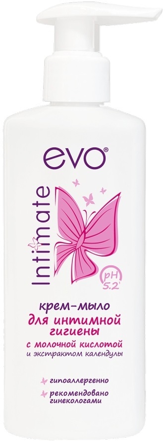 Изображение товара Evo Intimate крем-мыло для интимной гигиены 200 мл мягкое и деликатное
