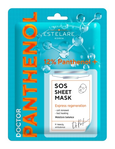 INSTITUTE ESTELARE DOCTOR PANTHENOL МАСКА-СПАСАТЕЛЬ ДЛЯ ЛИЦА ТКАНЕВАЯ УВЛАЖНЯЮЩАЯ N1 инструкция по применению