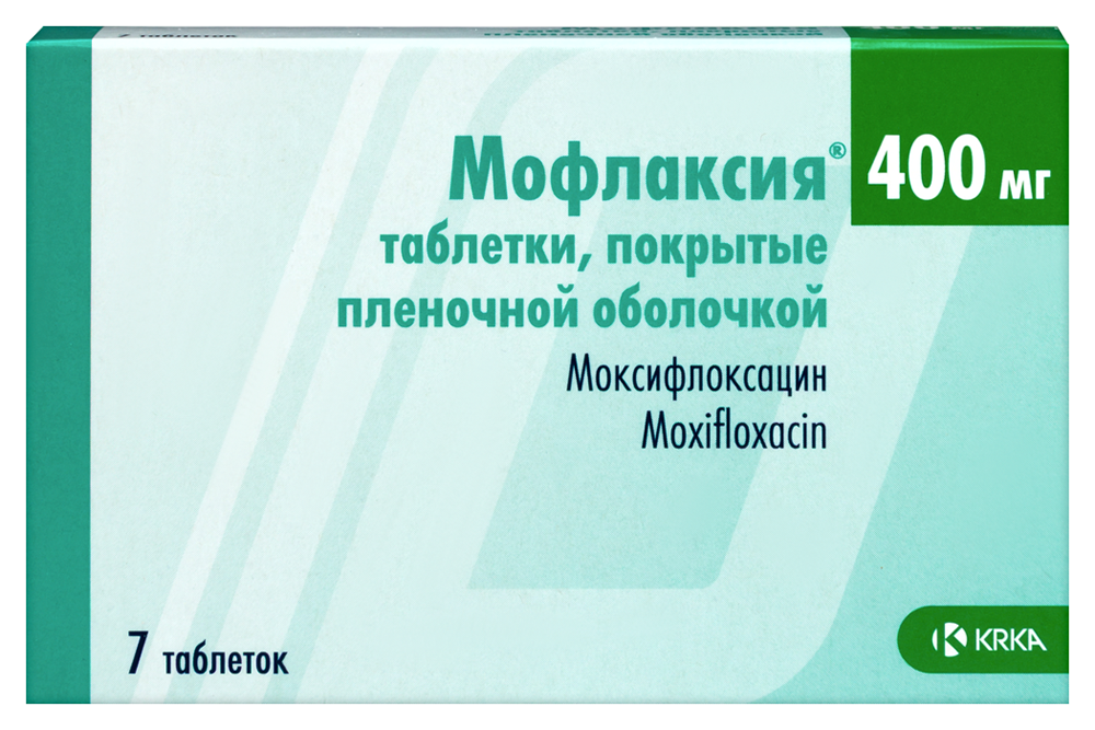 Изображение товара Мофлаксия 400 мг таблетки, покрытые пленочной оболочкой для лечения инфекций