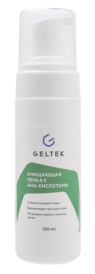 Изображение товара Гельтек очищающая пенка с AHA-кислотами 150 мл
