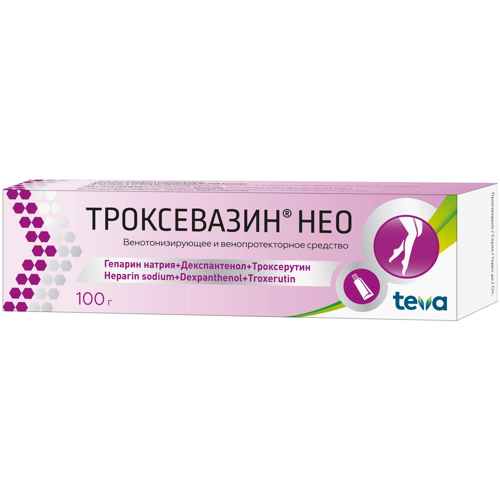 Троксевазин Нео цена в Липецке от 585.80 руб., купить Троксевазин Нео в  Липецке в интернет‐аптеке, заказать