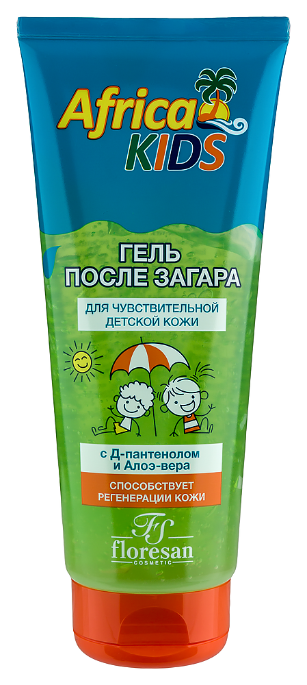 Изображение товара Floresan africa kids гель после загара для чувствительной детской кожи 200 мл