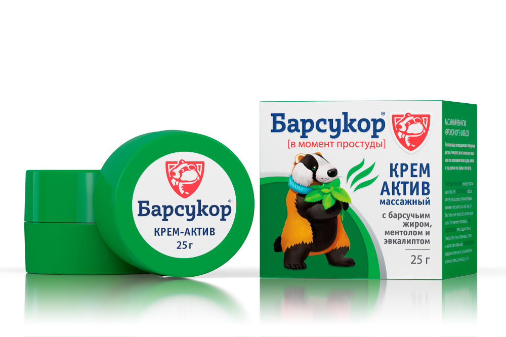 Изображение товара Барсукор форте крем-актив массажный barsucor 25 гр