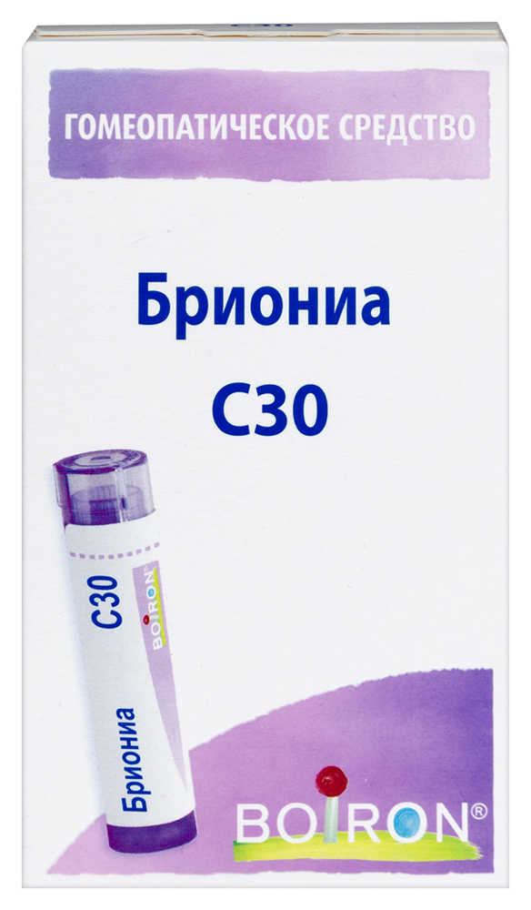 Изображение товара Бриониа с30 гомеопатический препарат растительного происхождения 4 г гранулы