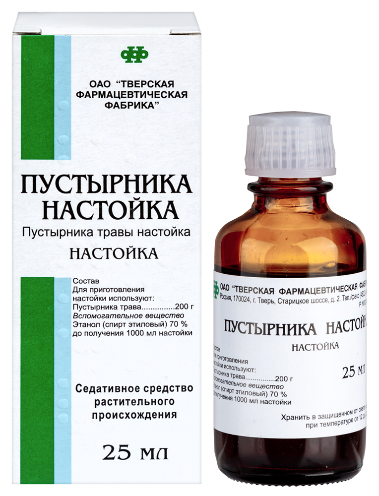 Изображение товара Пустырника настойка флакон-капельница 25 мл