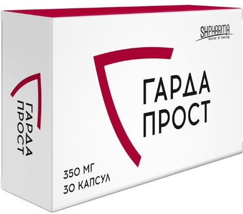 Изображение товара Гардапрост капсулы 350 мг 30 шт. для поддержки здоровья мужской предстательной железы